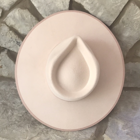 Lack of Color Wool felt hat. New!! Very light Tan. - Picture 3 of 7